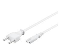 Goobay 93987 - Cable de alimentación 3 m, Blanco