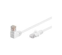 Goobay 94163 - Cable de red (1 m, Cat5e, U/UTP (UTP), RJ-45, RJ-45, Blanco)