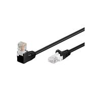 GOOBAY 94173 - Cat.5e Patch (1x90°) negro 3 m