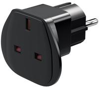 Goobay 94271 adaptador de enchufe eléctrico tipo f tipo g (ru) negro