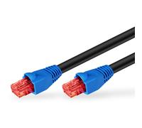 Goobay 94397 CAT 6 Outdoor-Patch Cable, U/UTP, Black, 75 m Length