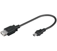 Goobay 95006 - Adaptador de alta velocidad (USB 2.0, 0,2 m)