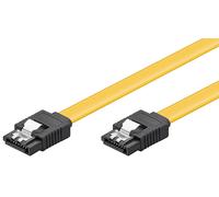 Goobay 95025 S-ATA data cable for HDD, SDD, 6 Gbits, SATA L-type male to SATA L-type male, length 100cm