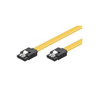 Goobay 95025 S-ATA data cable for HDD, SDD, 6 Gbits, SATA L-type male to SATA L-type male, length 100cm