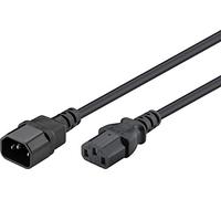 Goobay Cable 95125 – 1 m macho a hembra – Negro
