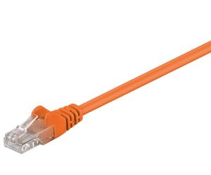 Goobay 95221-gb cable de red naranja 10 m cat5e u/utp (utp)