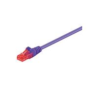 Goobay 95251-GB - Cable de alimentación UTP con Conectores RJ45 (Cat. 6, 20 m), Color Morado