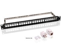 Panel de parcheo modular de 24 puertos
