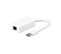 Goobay 95442 Adaptador de Cable RJ-45 USB 3.0 Blanco - Adaptador para Cable (RJ-45, USB 3.0, Macho/Hembra, Blanco)