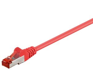 Goobay 95467 cable de red rojo 0,5 m cat6 s/ftp (s-stp)