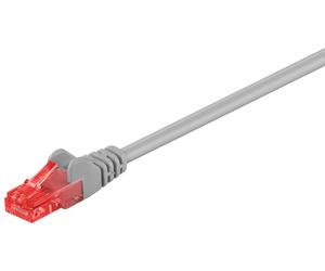 Goobay 95662 cable de red gris 25 m cat6 u/utp (utp)