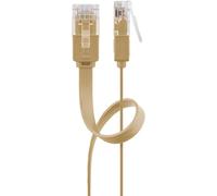 Goobay 95884 cable de red marrón claro 2 m cat6 u/utp (utp)