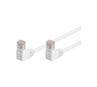 Goobay 96070 - Cable de red (1 m, Cat5e, U/UTP (UTP), RJ-45, RJ-45, Blanco)