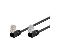 Goobay 96084 - Cable de red (0,25 m, Cat5e, U/UTP (UTP), RJ-45, RJ-45, Negro)