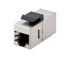 Goobay 96100 módulo de Conector de Red - Módulos de Conectores de Red (Metálico, RJ-45, RJ-45)