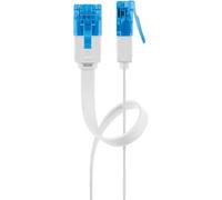Goobay 96314 cable de red blanco 1 m cat6a u/utp (utp)
