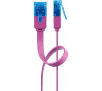 Goobay 96320 cable de red magenta 2 m cat6a u/utp (utp)