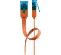 Goobay 96321 cable de red naranja 2 m cat6a u/utp (utp)