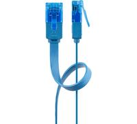 Goobay RJ-45 CAT6a 3m 3m Cat6a U/UTP (UTP) Azul - Cable de red (3 m, Cat6a, U/UTP (UTP), RJ-45, RJ-45, Azul)