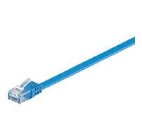 Goobay 96395 cat 6 u/utp - cable de enlace plano, color azul, 0,5 m lo