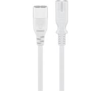 GOOBAY CAVO PROLUNGA DI ALIMENTAZIONE C7/C8 2MT BIANCA