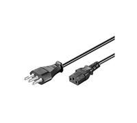Goobay 97203 1.8m CEI 23-50 C13 acoplador Negro - Cable (1,8 m, Macho/Hembra, CEI 23-50, C13 acoplador, 250, Negro)