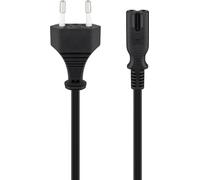 Goobay 97359 cable de transmisión negro 0,5 m cee7/16 c7 acoplador