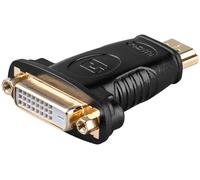 Goobay a 323 g hdmi m dvi-d 24+1p f negro - adaptador para cable (hdmi