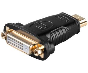 Goobay a 323 g hdmi m dvi-d 24+1p f negro - adaptador para cable (hdmi