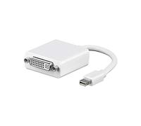 Goobay A 345 Mini DP M DVI FM Blanco - Adaptador para Cable (Mini DP M, DVI FM, Macho/Hembra, Blanco)