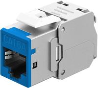Goobay acoplamiento rj45 keystone rj45 lan cable conector ? slim stp