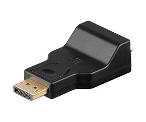 Goobay Adaptador de DisplayPort a VGA - Conector DisplayPort a toma VGA