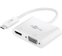 Goobay Adaptador multipuerto USB-C HDMI+VGA