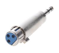 Goobay Adaptador XLR Mono a Jack 6.35mm Hembra/Macho Gris