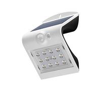 Goobay Aplique Solar LED con Detector de Movimiento, 1.5 W, Blanco, 7.9x12x9.6 cm