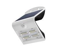 Goobay Aplique Solar LED con Detector de Movimiento, 3.2 watts, Blanco