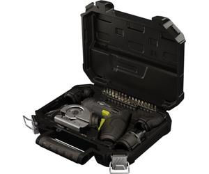 goobay Atornillador eléctrico 4 en 1 con batería, set de 35 piezas con 4 cabezales, 28 puntas de acero Cr-V, luz LED, cable USB-C, 8 Nm de par y maletín resistente - mini destornillador recargable