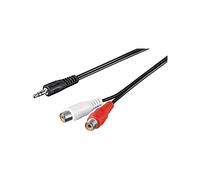 Goobay AVK 190-150 1.5m cable de audio 1,5 m 3.5mm 2 x RCA - Cables de audio (3.5mm, 2 x RCA, 1,5 m)