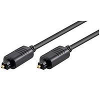 Goobay avk 220-500 5.0m cable de fibra optica 5 m toslink negro