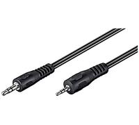 Goobay AVK 313-200 2.0m cable de audio 2 m 2.5mm 3.5mm Negro - Cables de audio (2.5mm, 3.5mm, 2 m, Negro)