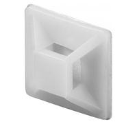 Goobay Base Adhesiva para Bridas de 20x20 mm Blanca Pack 100 Unidades