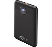 Goobay ? batería externa con 10000 mah, powerbank compacta con 2 pu
