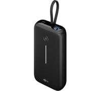 goobay Batería Externa de 20000 mAh con Cable USB-C Integrado de 13 cm, Cargador rápido 30V Quick Charge/Power Delivery - Compacto e Ideal para Viajes, para Samsung,Xiaomi, Apple iPhone o iPad, 76252
