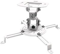 Goobay Beam erflex L, Color Blanco; Beam erflex L, Color Blanco, Color Blanco - - Soporte de Techo Universal para proyectores, con Junta cardán
