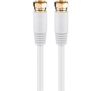 Goobay bkf 250-g - cable coaxial (2,5 m, macho/macho, blanco, f)