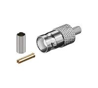 Goobay BNC-Connector - Conector (BNC, Plata)