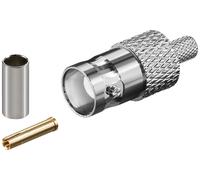 Goobay BNC-Connector - Conector (BNC, Plata)