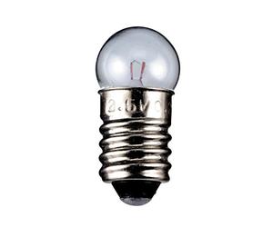 Goobay Bombilla Torch Lamp globular Casquillo E10 0,3 W 6 V (DC) 50 mA H24 mm