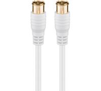 Goobay bqf 0150-g 1.5m - cable coaxial (f, f, oro, derecho, derecho, 1