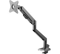 goobay Brazo Monitor Escritorio 17-32 Pulgadas con Muelle de Gas hasta 9 kg VESA 100x100 Regulable en Altura Giratorio - Pro - 70813